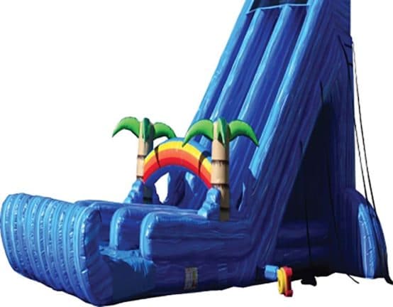 Inflatable slide